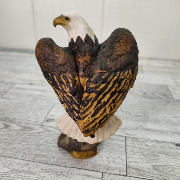 Vintage Bald Eagle‎ Figurine - 5" Ceramic Patriotic American Wildlife Statue Fig - Picture 6 of 11